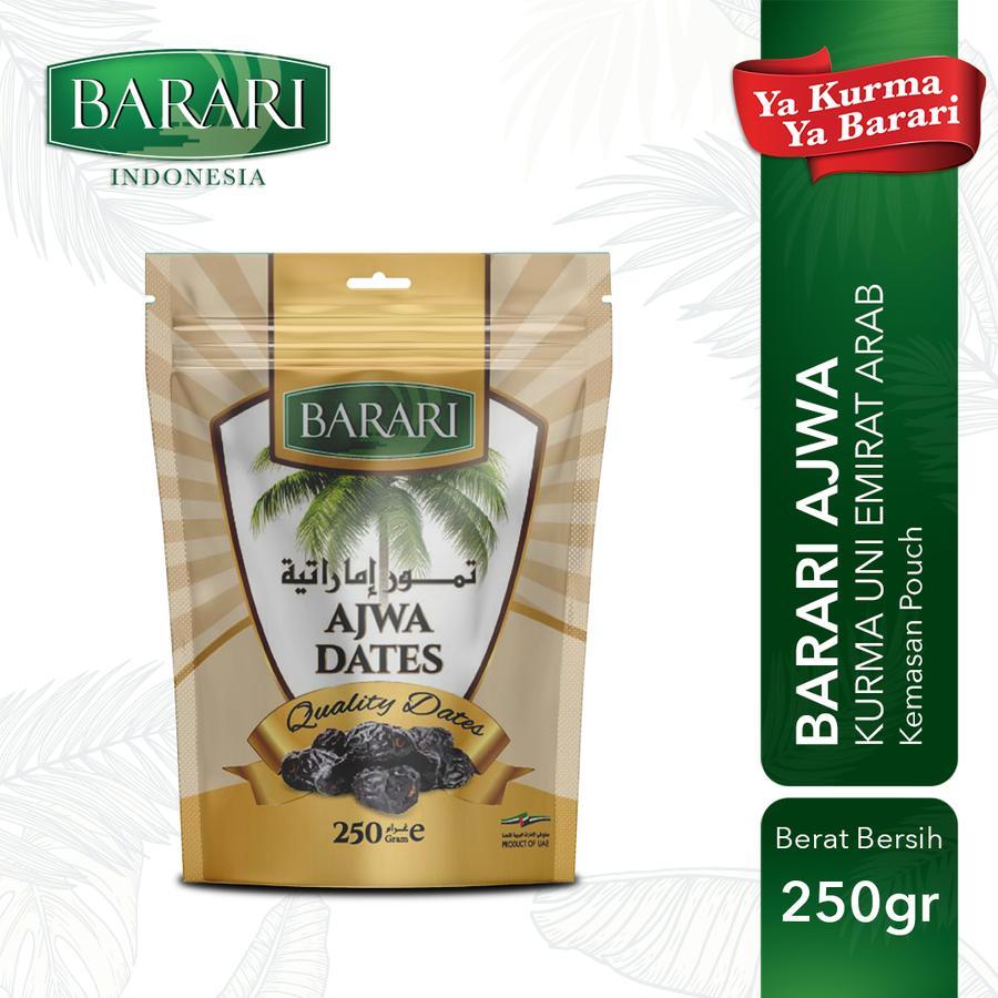 

Kurma Barari Pouch Kurma Emirat 250Gr Premium Dates High Quality Tekstur Lembut dan Manis