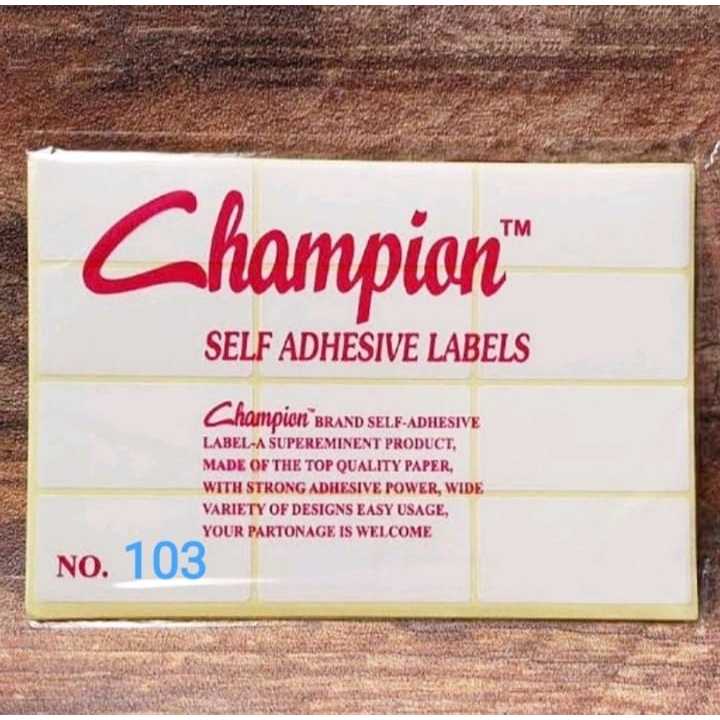 

STIKER LABEL NO.103