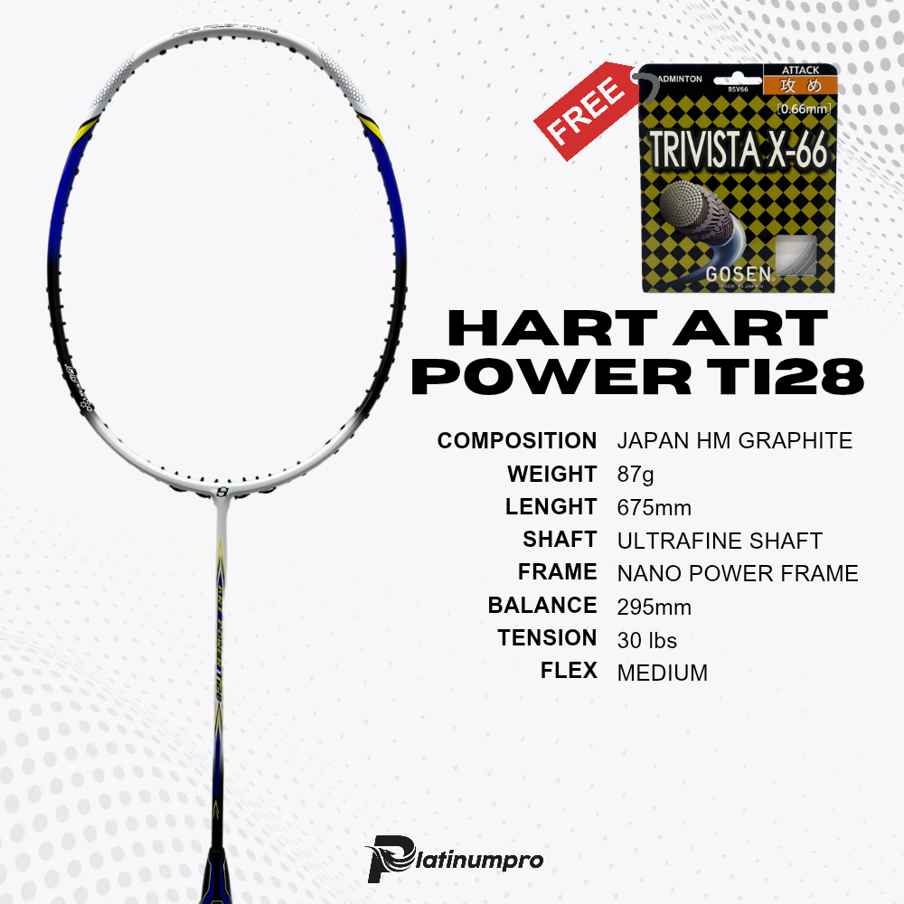 Raket Badminton Hart Art Power Ti28