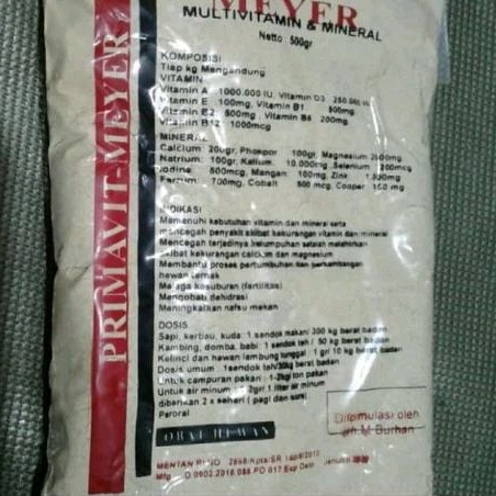 PRIMAVIT MEYER Multivitamin & Mineral 500gr
