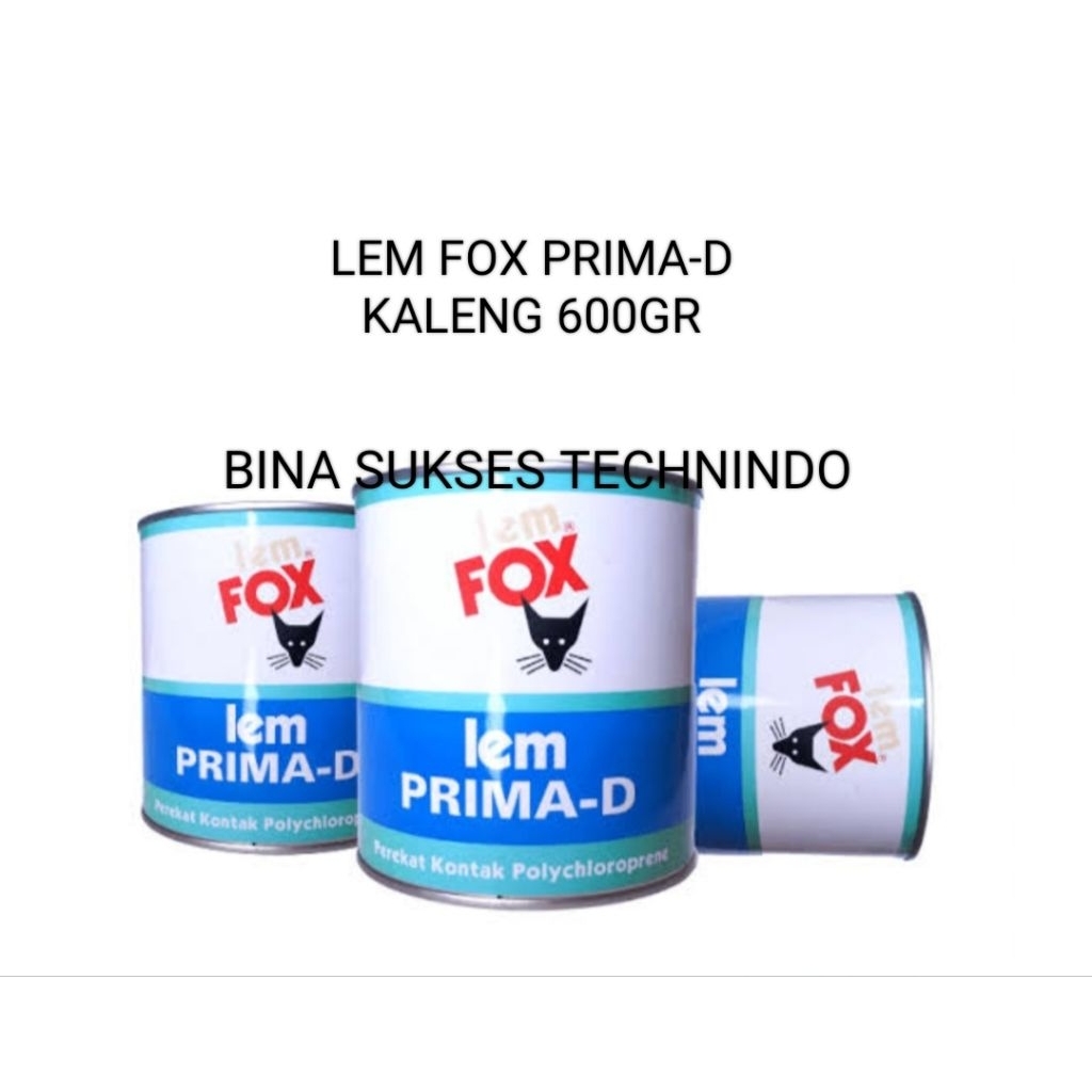 

LEM FOX PRIMA-D / PRIMA D KALENG 600GR 600 GR