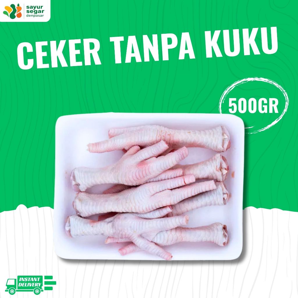 

Ceker Tanpa Kuku 500gr - Sayur Segar Denpasar