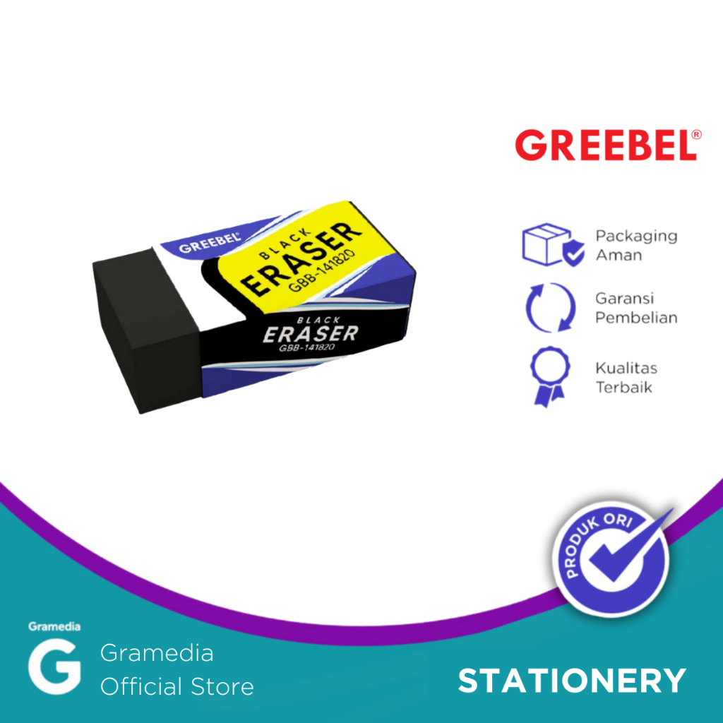 

Gramedia Pekanbaru - GREEBEL ERASER GBB-141820 CRD