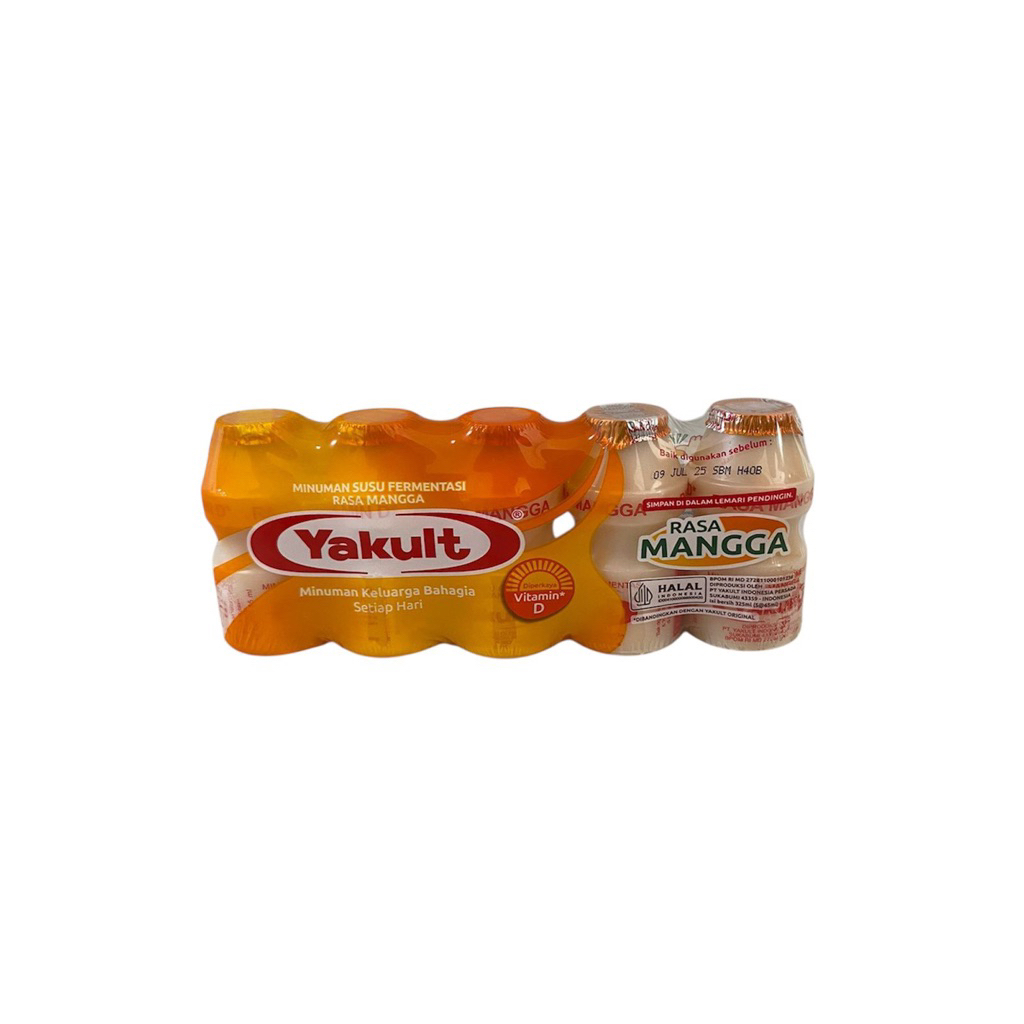 

Yakult Drink rasa Mangga isi 5 Minuman Prebiotik | Susu Fermentasi Yogurt