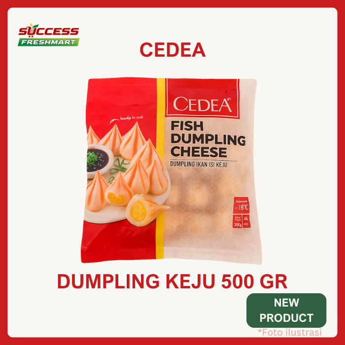 

Cedea Dumpling Ikan Isi Keju (Fish Dumpling Cheese) 200/500 Gr