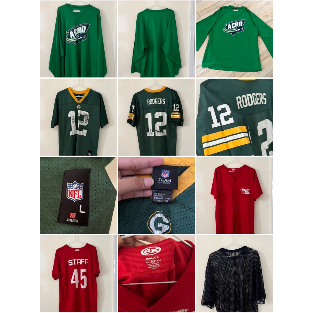 Jersey NFL, NHL, Baseball