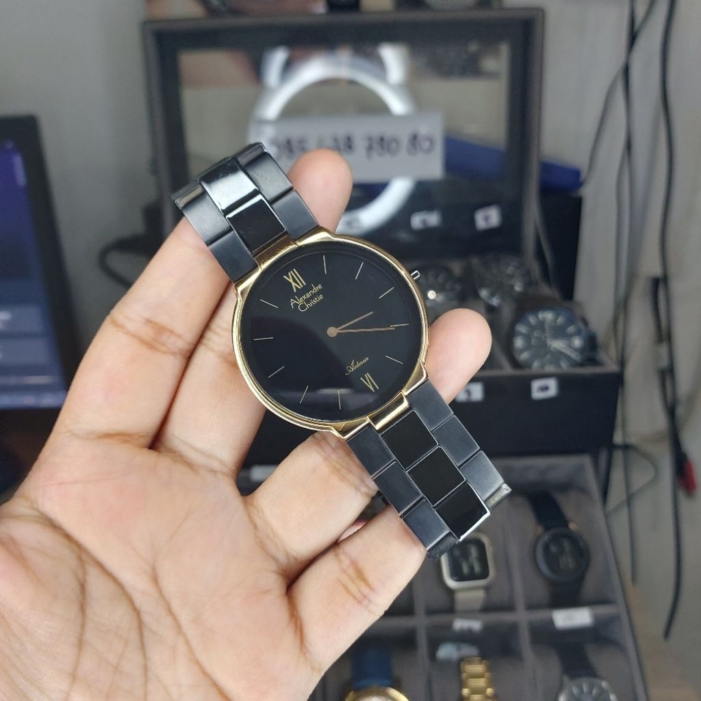 PRELOVED JAM TANGAN PRIA ALEXANDRE CHRISTIE AC8604 AC 8604 ORIGINAL SECOND
