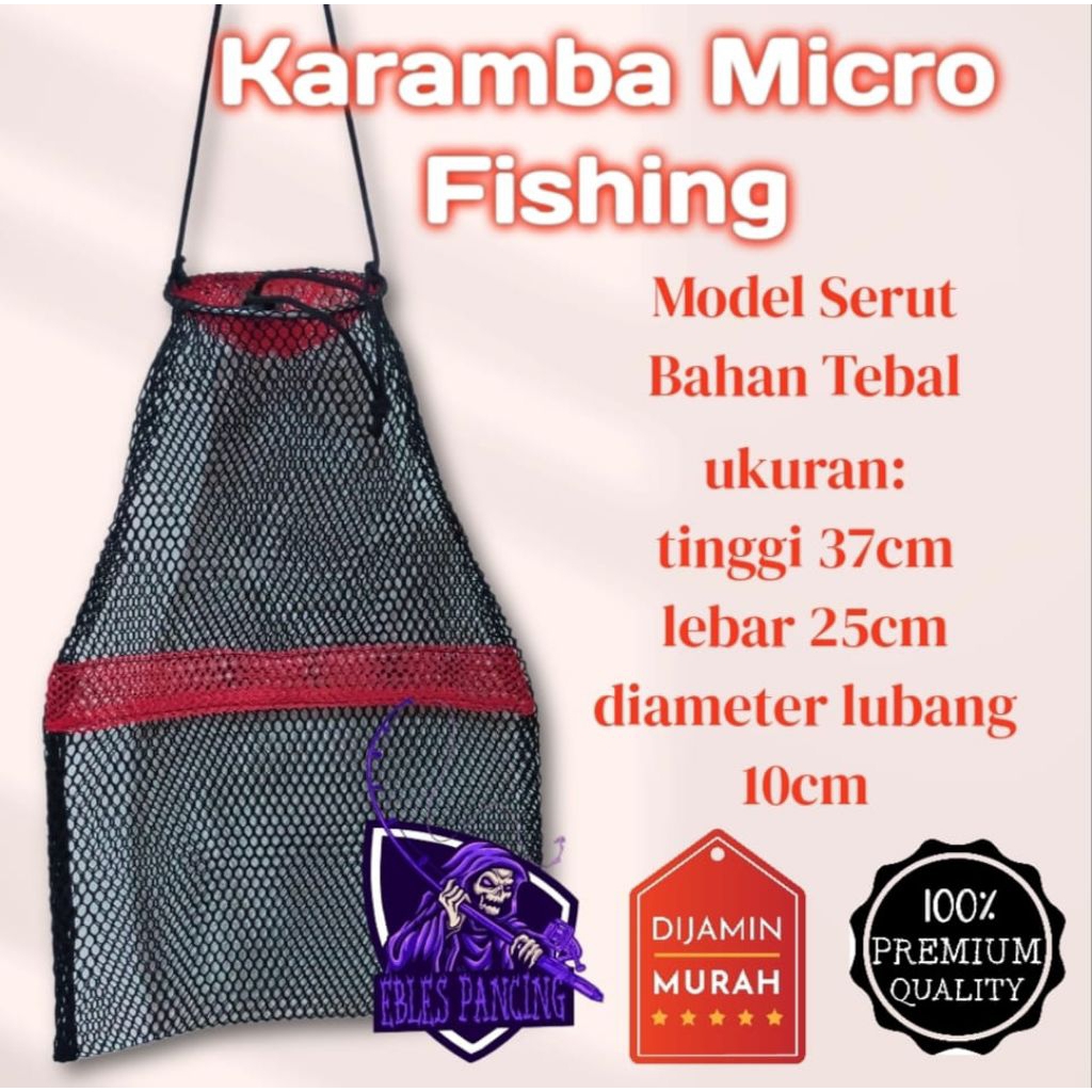 Karamba Ikan Micro Fishing Wadah Ikan Wader