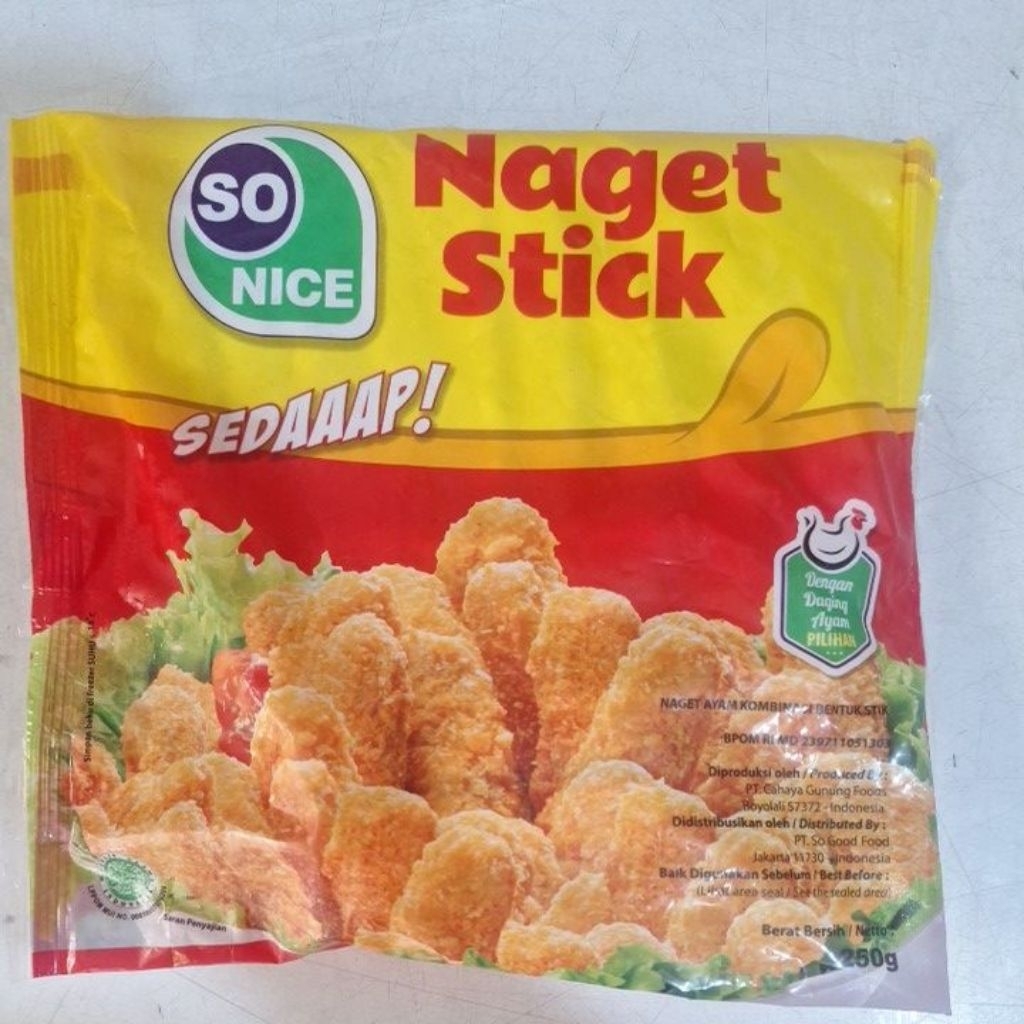

SO NICE NUGGET STICK 250GR