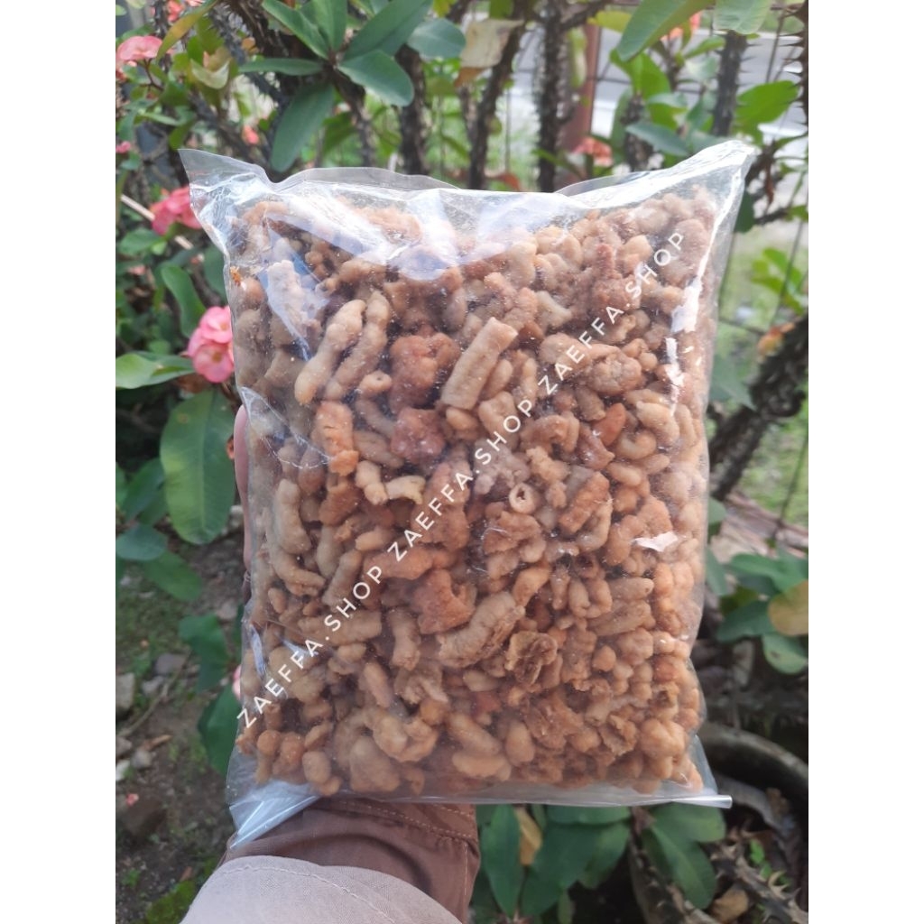 

KERIPIK USUS CRISPY/REMUKAN KRIPIK USUS/REMAHAN KERIPIK USUS