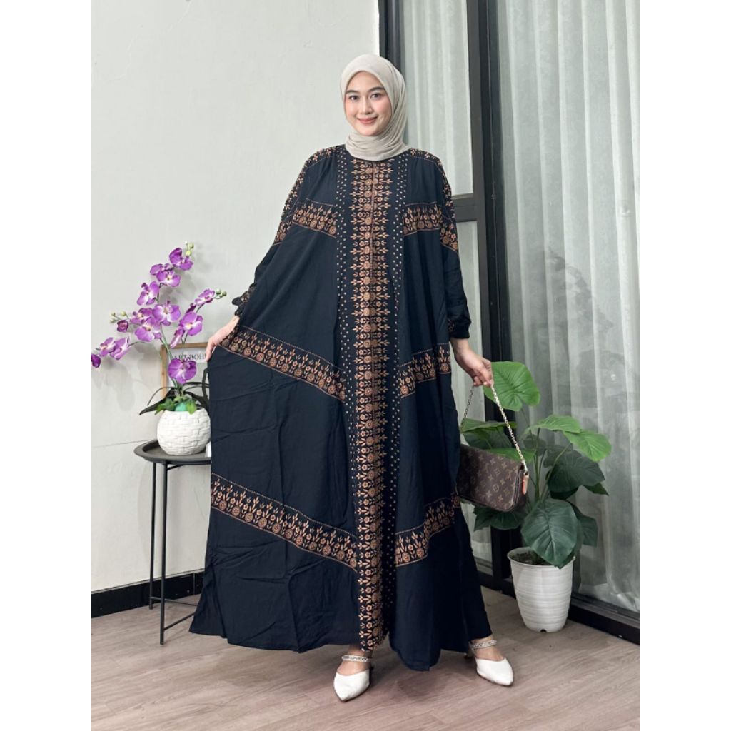 Kaftan Batik Terbaru Kaftan Gamis