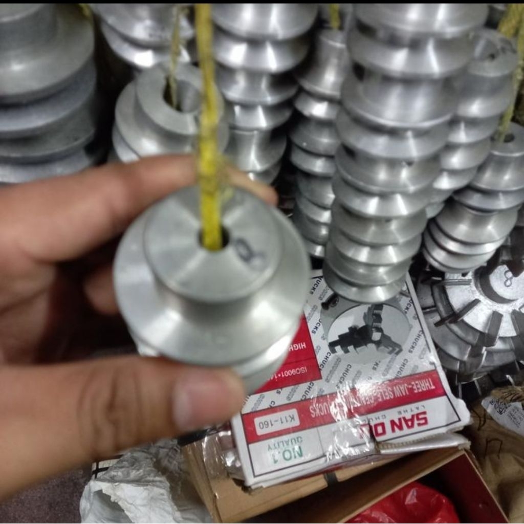 puli pully A1 2" inch as 8 mm pully alumunium