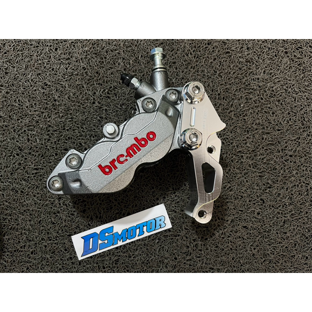 breket braket dudukan kaliper brembo KTC racepro 4P 4piston axial depan supra125fi kyz blade revo ab