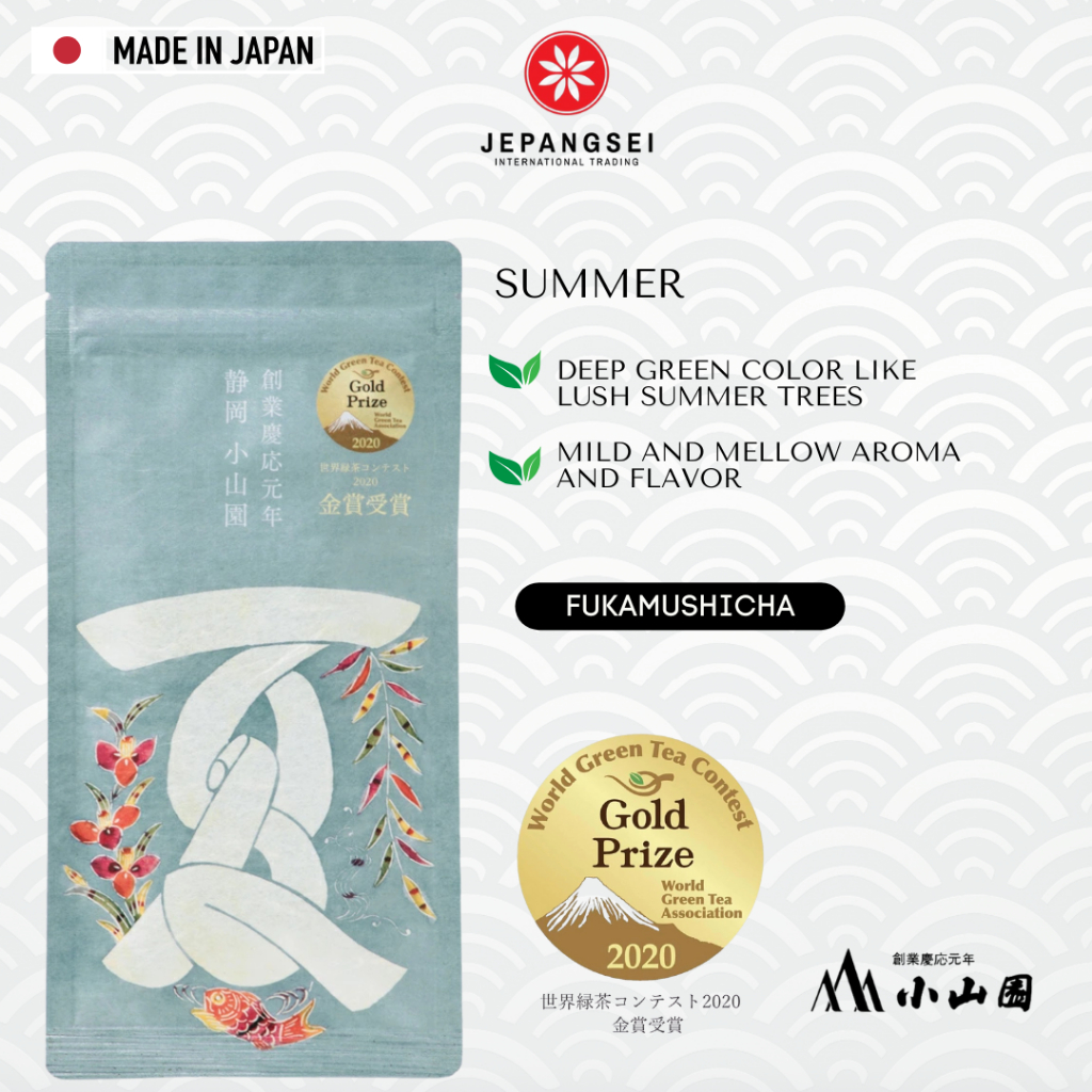 

JEPANGSEI PREMIUM Koyamaen Summer Fukamushicha Japanese Green Tea Teh Hijau Asli Jepang 50g 100% Original