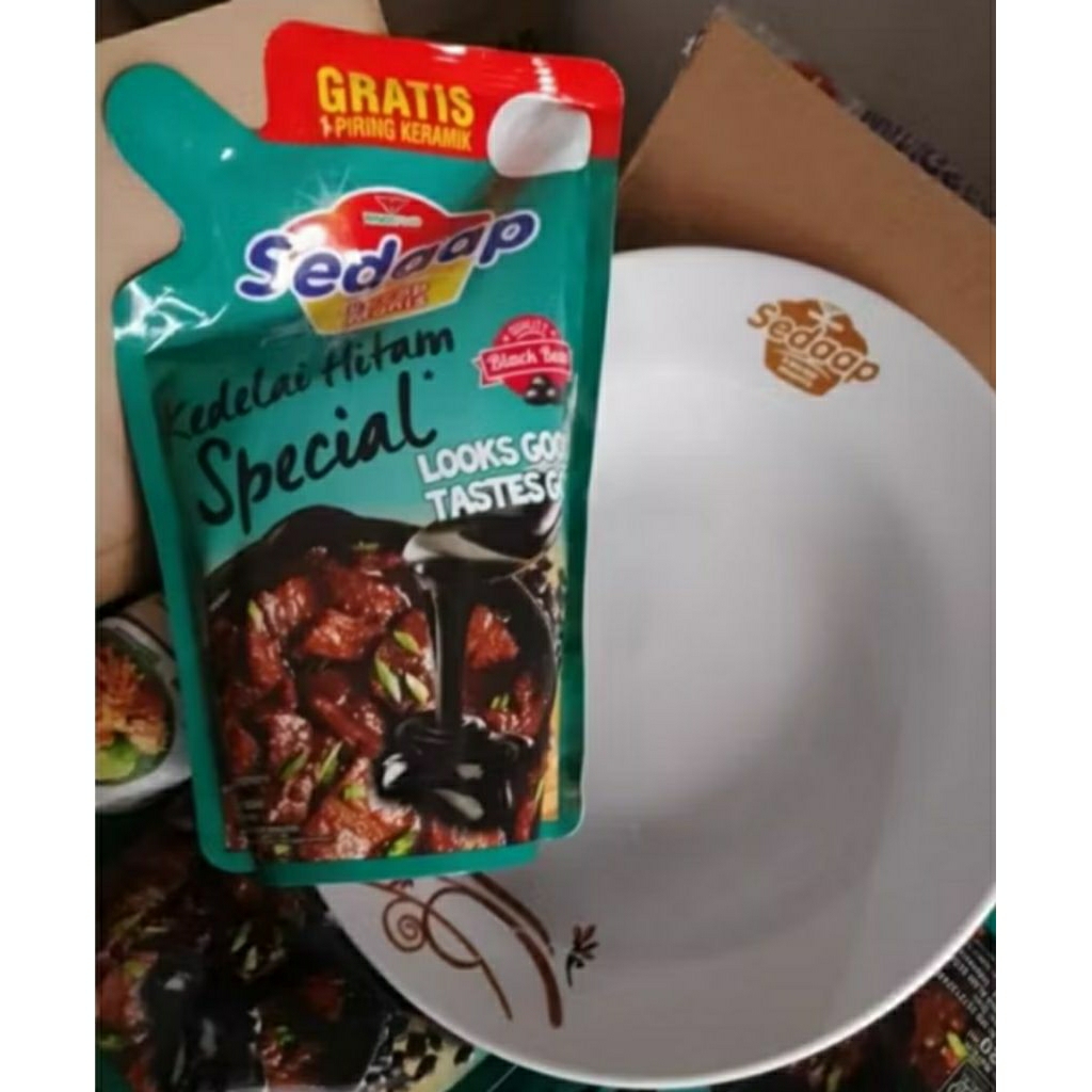 

Kecap Sedaap Kedelai Hitam Spesial 550ml Free Piring Cantik