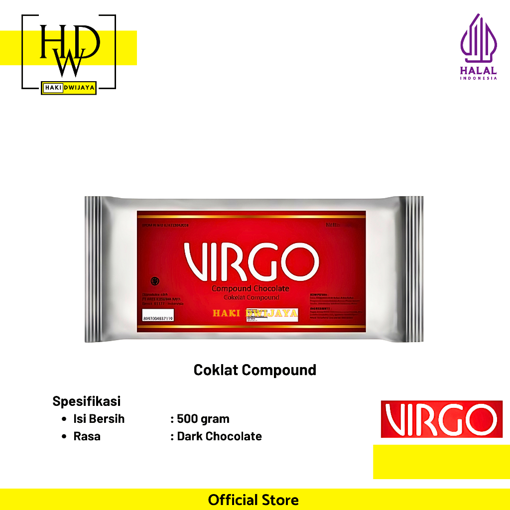 

[500gr] Virgo Compound Chocolate / Coklat Compound