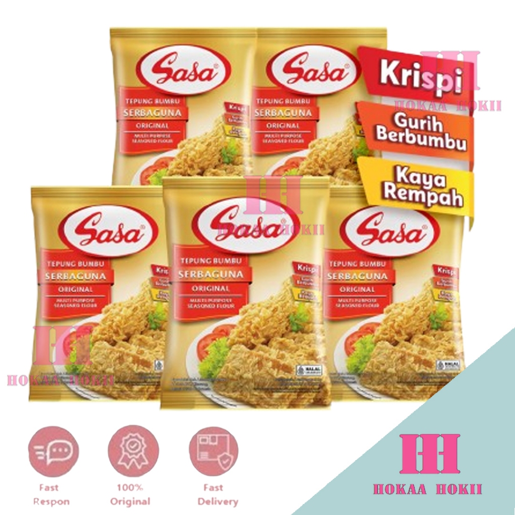 

Sasa Tepung Bumbu Serbaguna Bervitamin & Bermineral 70gr - 5pcs