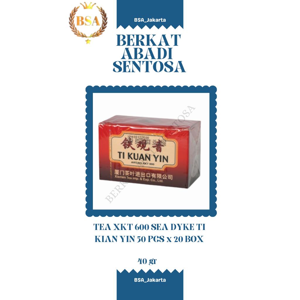 

TEA XKT 600 SEA DYKE TI KIAN YIN 50 PCS (40 GR)