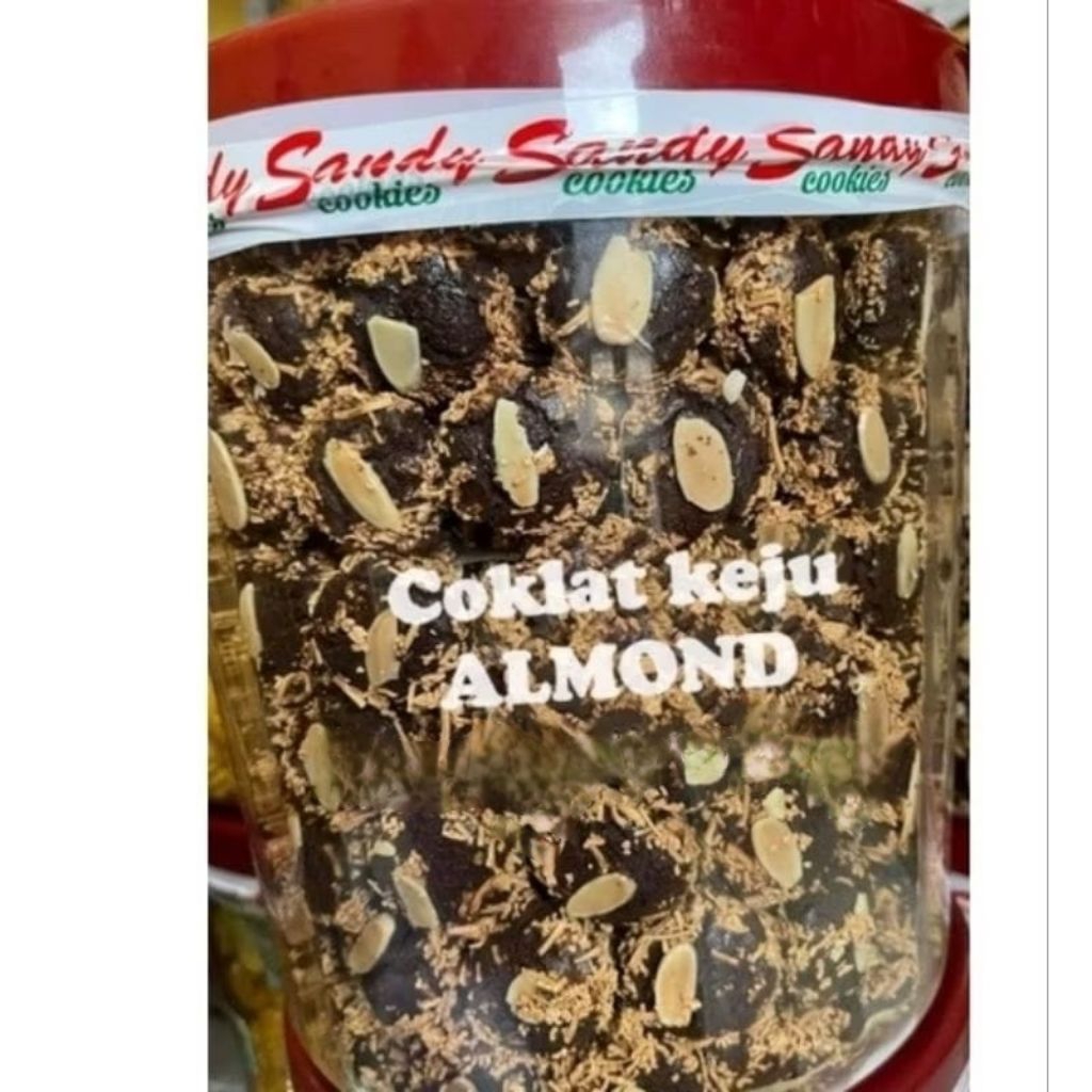 

Sandy cookies coklat keju almond 200gram