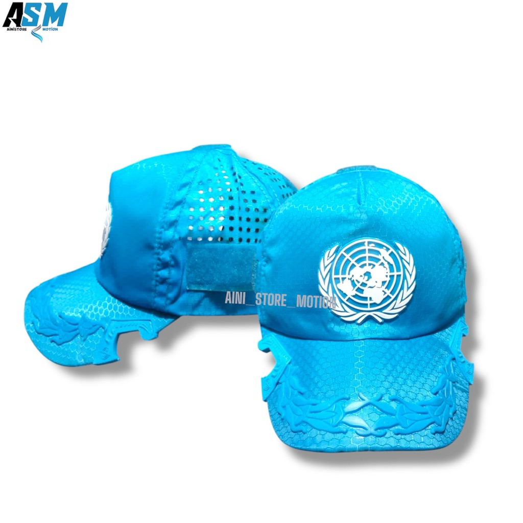 Terbaru Topi Tactical Coak Pamen PBB United Nations / Topi Punisher Coak Logo PBB / Topi Coak Pamen 