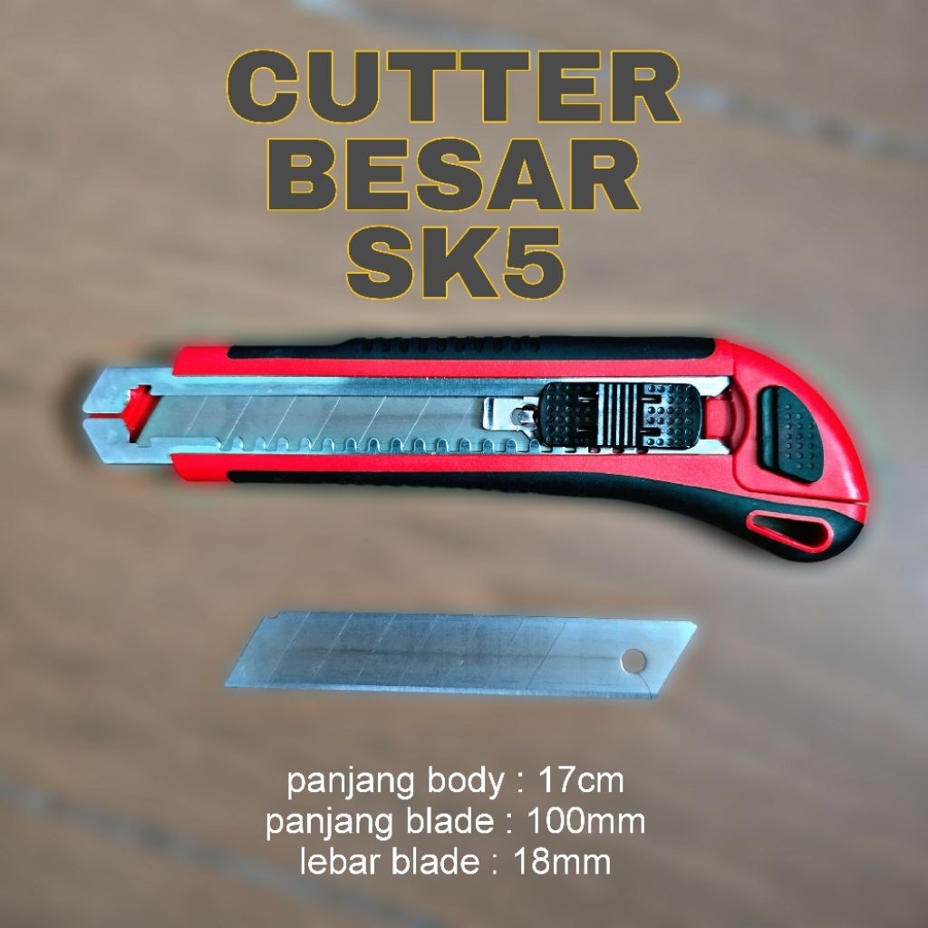 

CUTTER TOSITA BESAR 18MM SK5 PRAKTIS AUTOREFILL