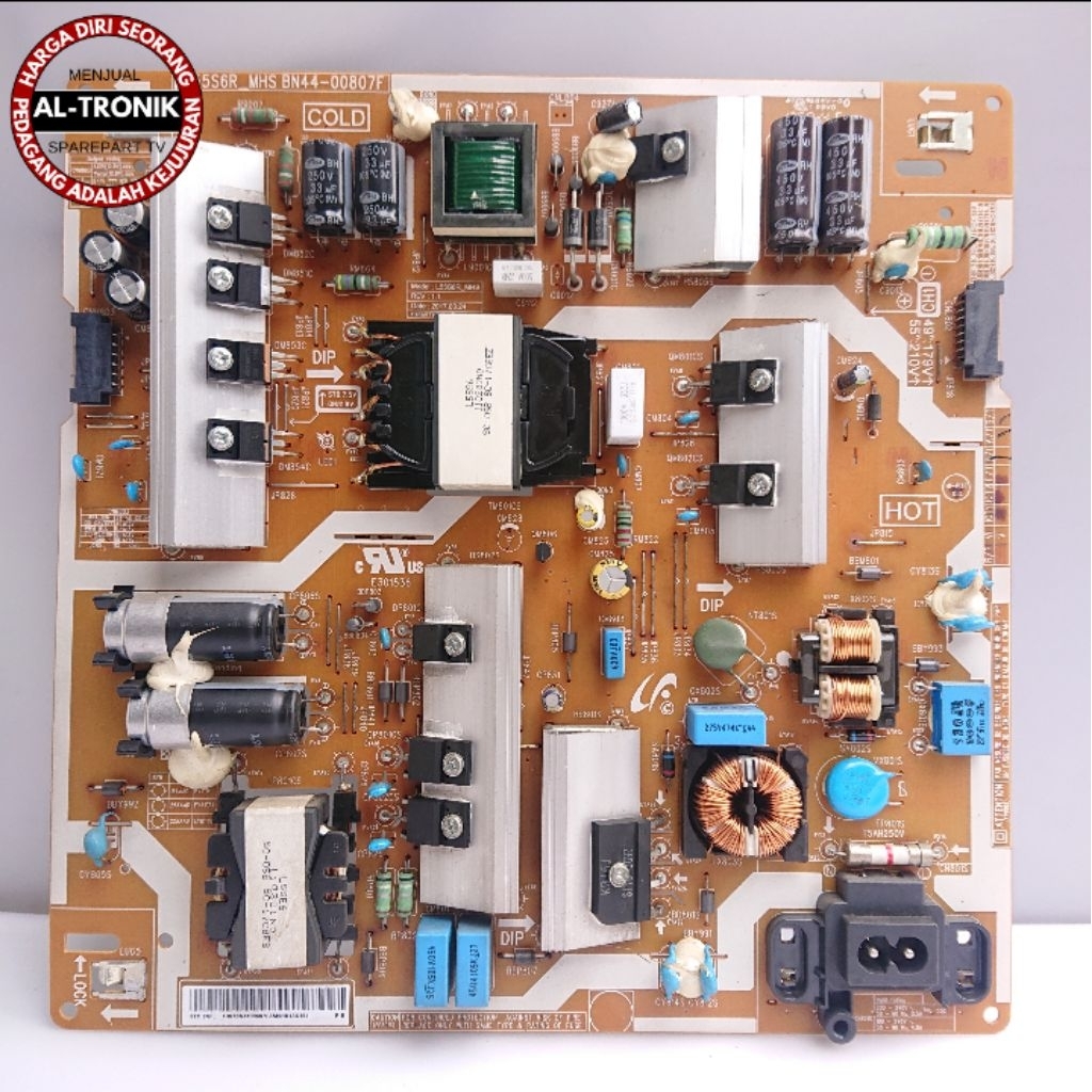 POWER SUPPLY TV LED SAMSUNG 55 INCH MODEL UA55MU6100K PSU REGULATOR POWER SUPLAY 55MU6100K 55MU6100 