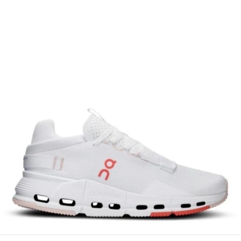 ON RUNNING MEN'S SHOES - ON RUNNING CLOUDNOVA 2 - WHITE/FLAME