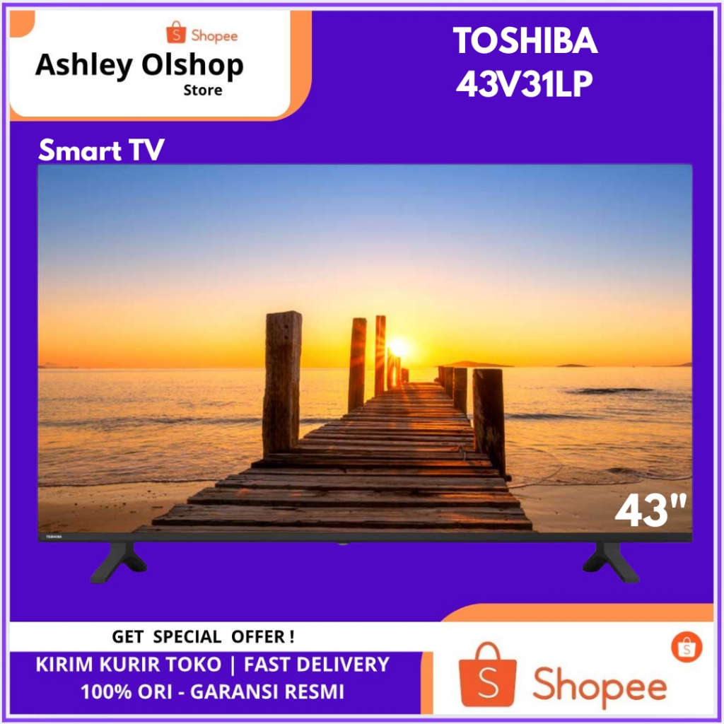 LED TV Digital 43 Inch Toshiba 43V31LP Digital Smart TV Toshiba [ORI]