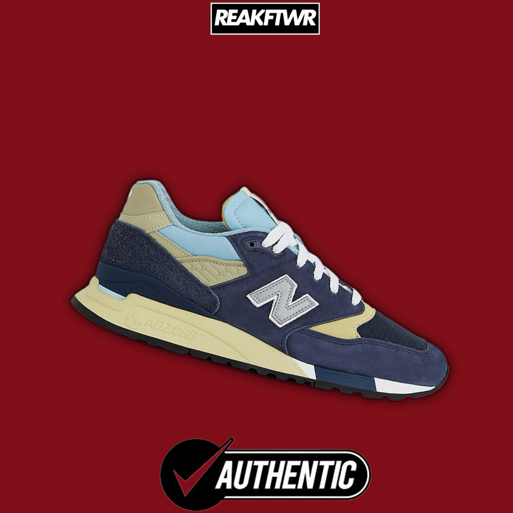 New Balance 998 MiUSA Navy Chrome Blue 100% Authentic