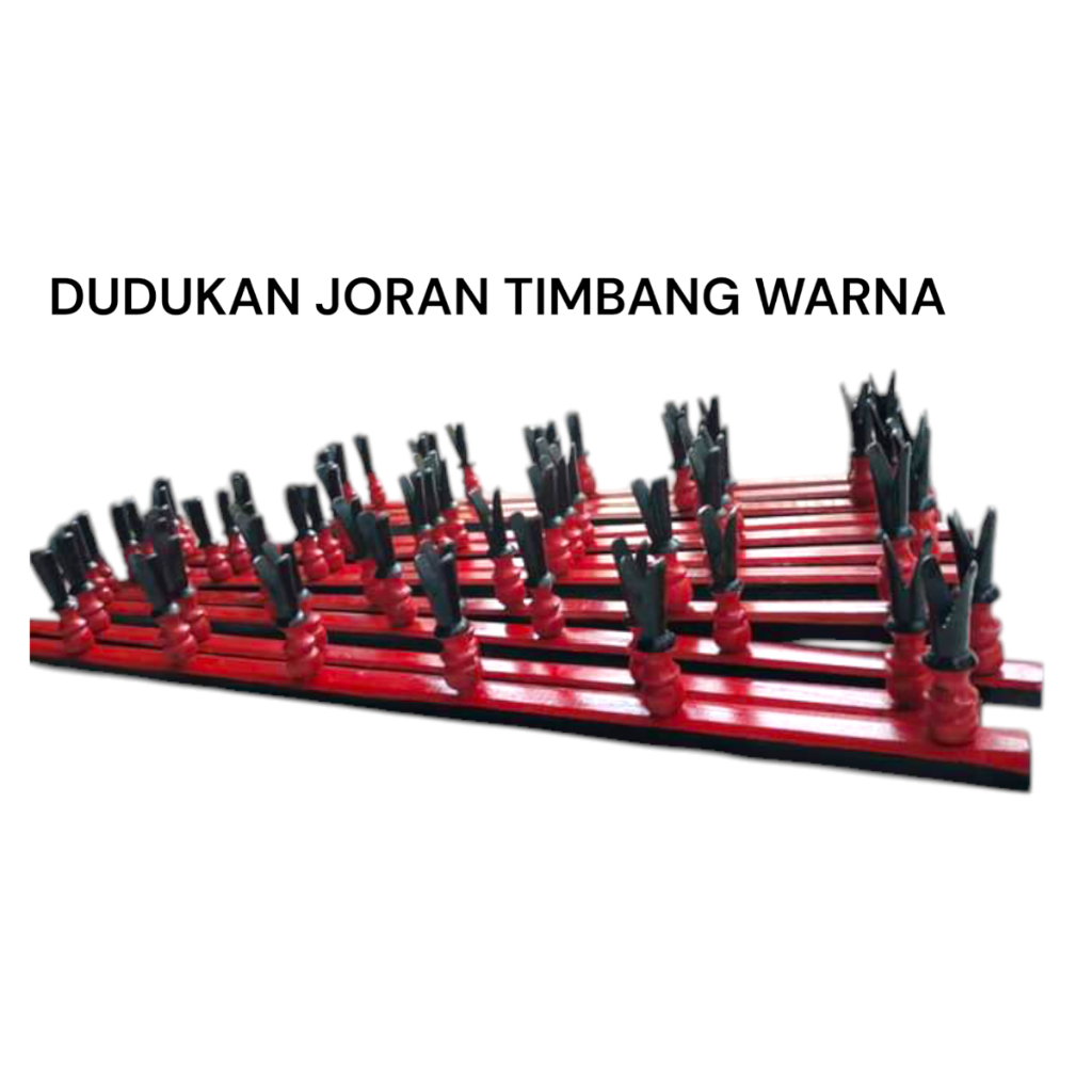 STANDAR DUDUKAN SANDARAN JORAN TIMBANG SET.5 DAN SET.7 BERWARNA