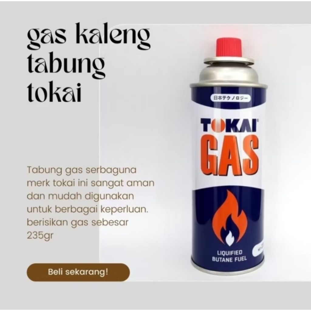 GAS TABUNG KECIL / GAS KALENG / GAS PORTABEL