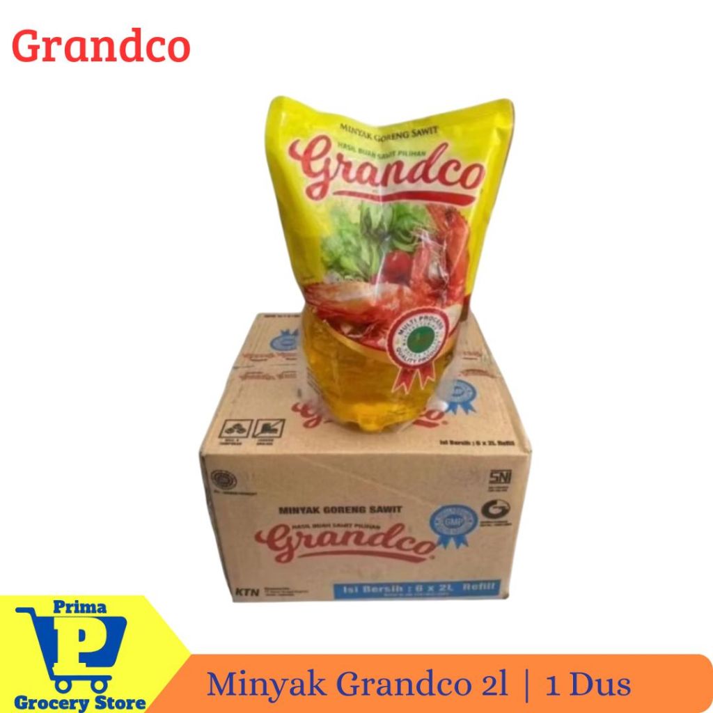 

Minyak Goreng Grandco 2 Liter | 1 Karton 6 Pcs