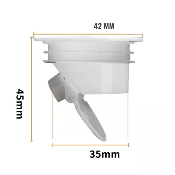 MH - FLOOR DRAIN TRAP STAINLESS ANTI BAU SARINGAN SALURAN AIR WC PLASTIK
