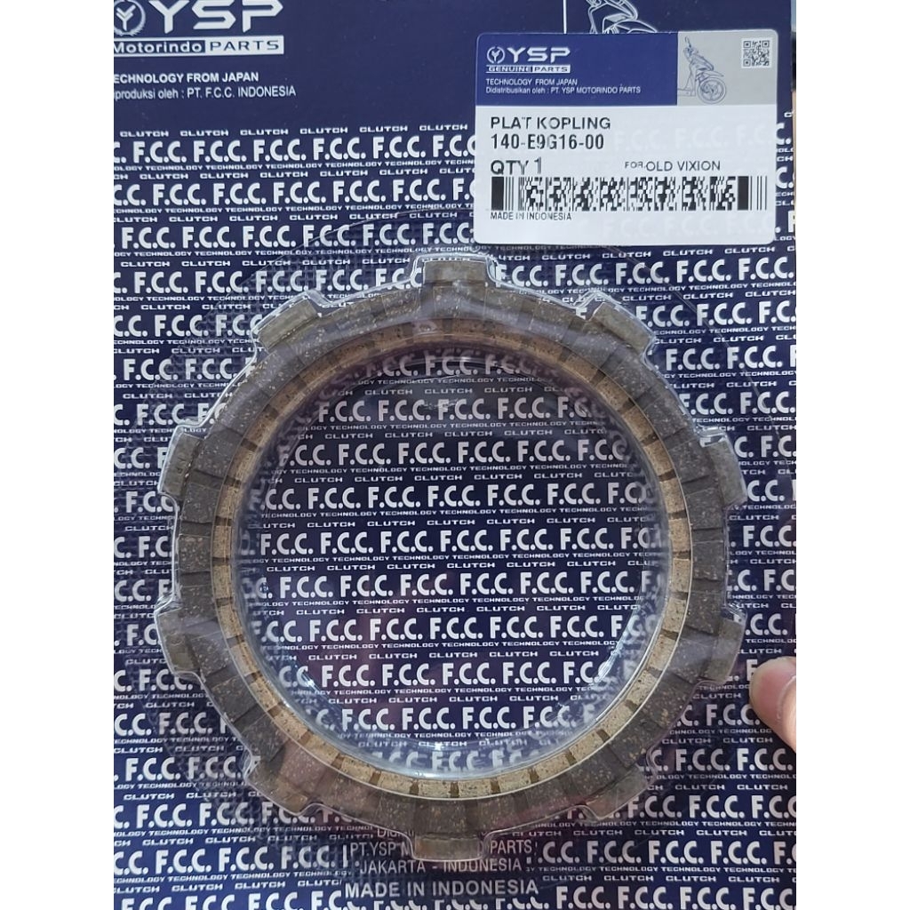 PLAT KOPLING SET VIXION OLD ( 3C1 ) / KAMPAS KOPLING VIXION ( 3C1 ) / VIXION OLD  ORGINAL F.C.C