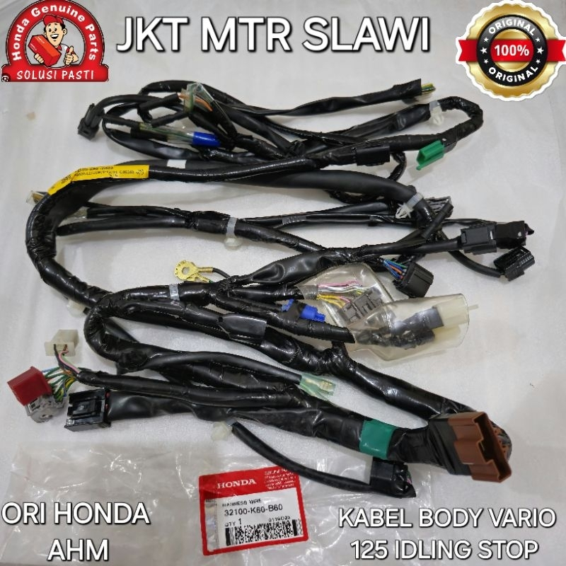 32100-K60-B60 kabel body harness wire honda vario 125 esp K60R asli honda