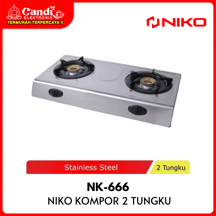 NIKO Kompor Gas 2 Tungku NK-666
