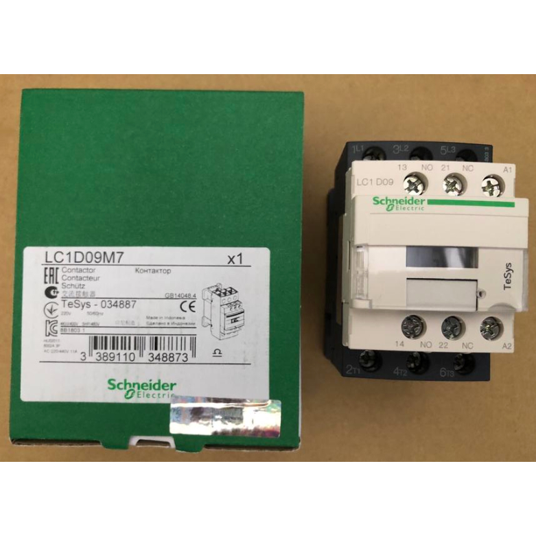 ORIGINAL SCHNEIDER CONTACTOR/KONTAKTOR LC1DM7 220 V harga reseller