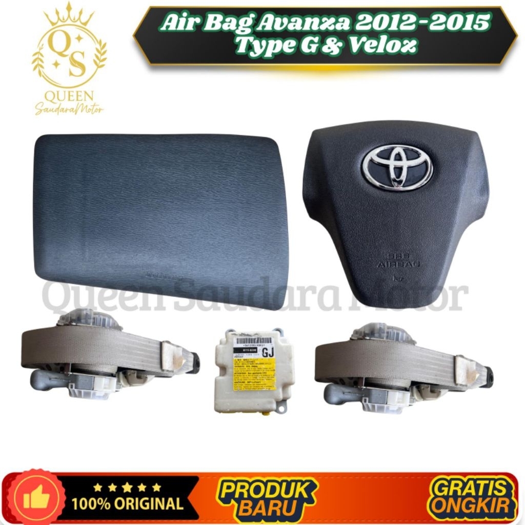Air Bag Full Set Avanza All New 2012-2015 Tipe G & Veloz Original