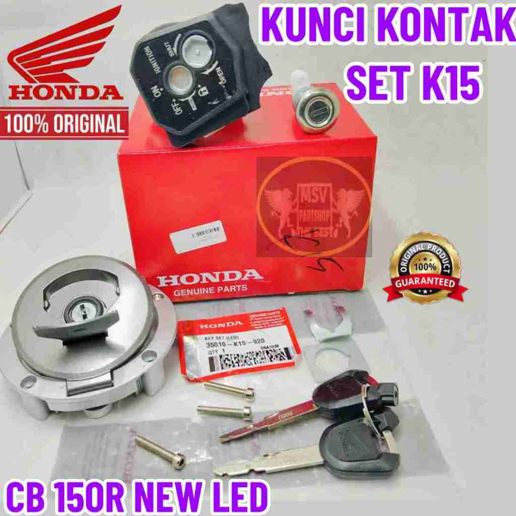 Kunci Kontak Set K15 Honda CB150R NEW CB 15 R LED Set Komplit Original Kunci Kontak K15 Keyset CB150
