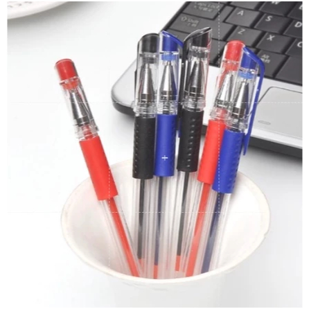 

PULPEN GEL WARNA ALAT TULIS TINTA CAIR (MERAH HITAM BIRU)