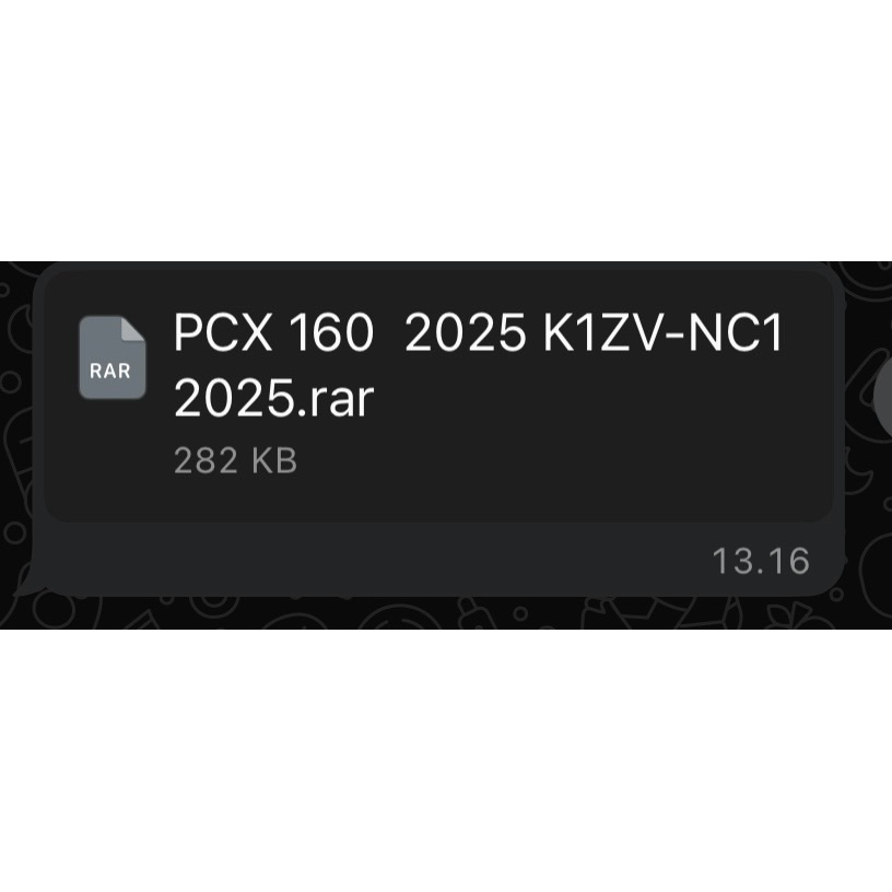 DATA REMAP ECU PCX 160 2025 BIN/XDF