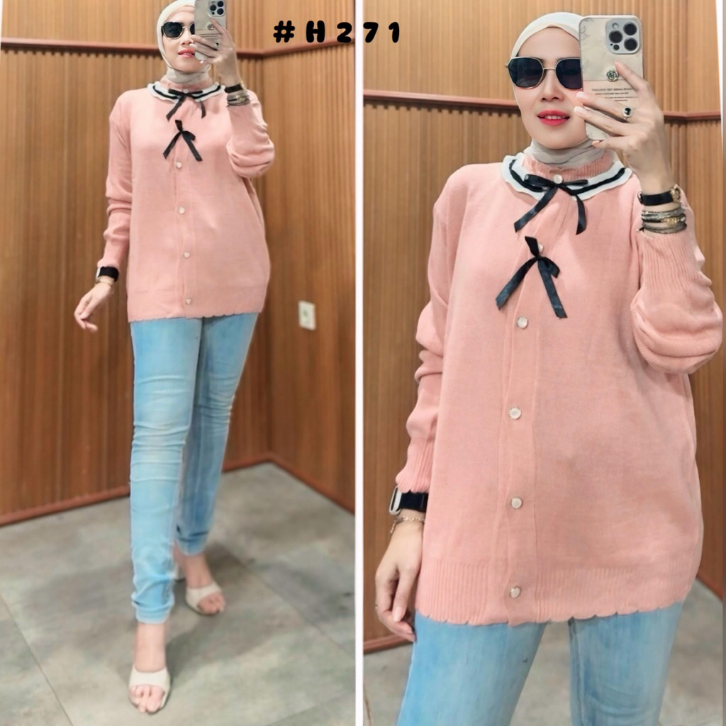 Atasan oversize kekinian H271