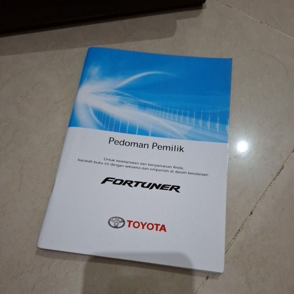 Manual Book Buku panduan Ex.Fortuner TRD VRZ 2017 bisa utk semua new fortuner 2016 2018 2019 2020 20