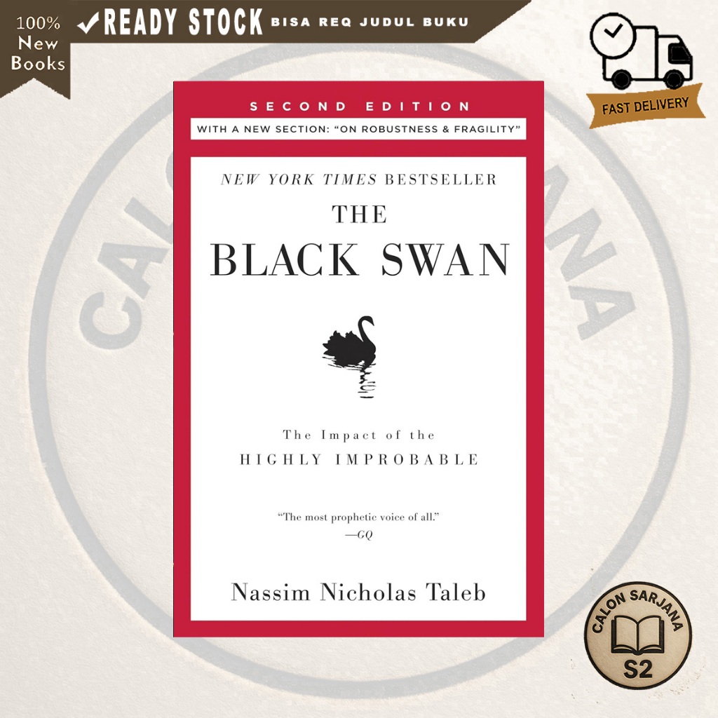 Buku Import The Black Swan by Nassim Nicholas Taleb (Original Paperback) / The Black Swan