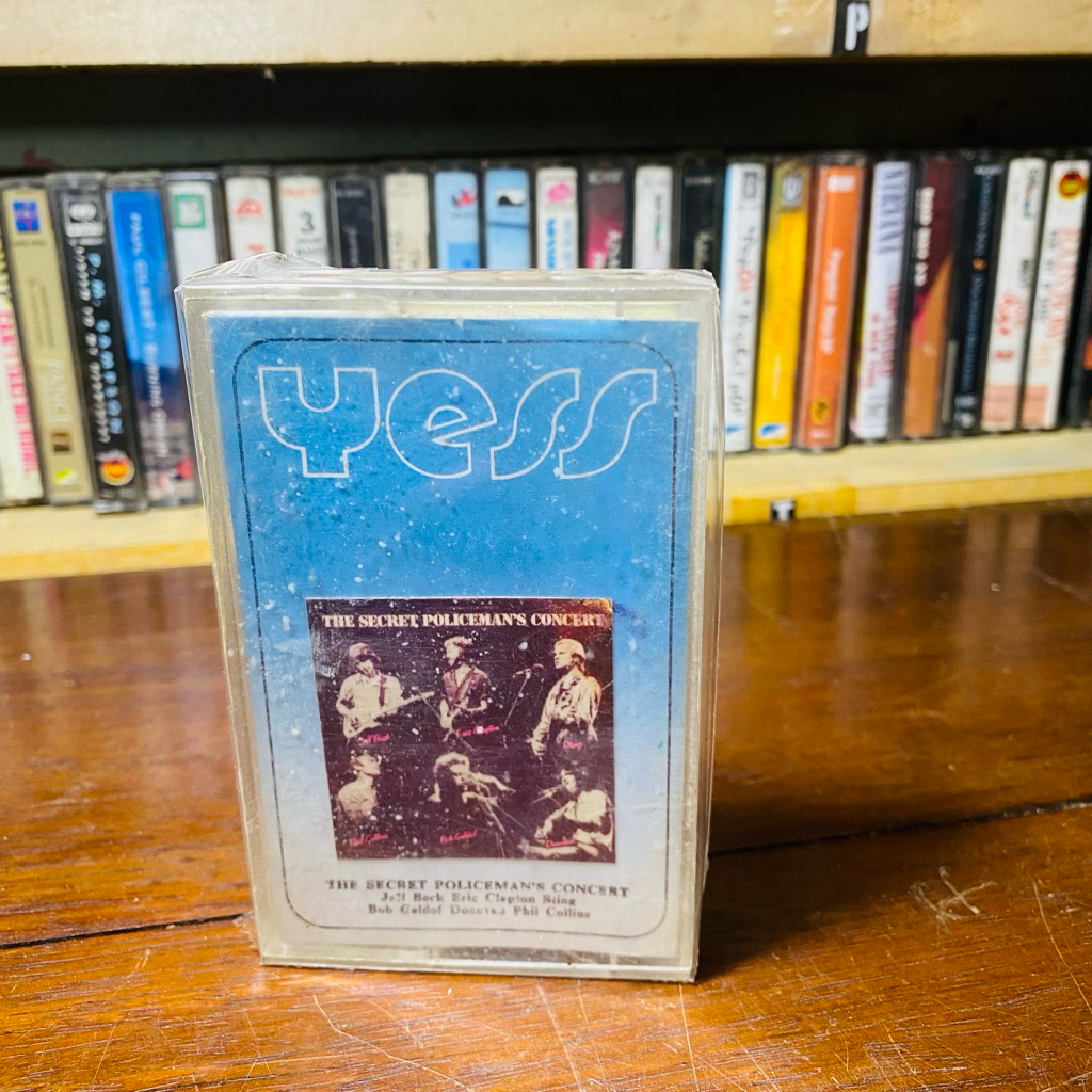 KASET PITA THE SECRET POLICEMANN'S CONCERT - JEFF BECK ERIC CLAPTON STING BOB GELDOL DONOVAN PHIL CO