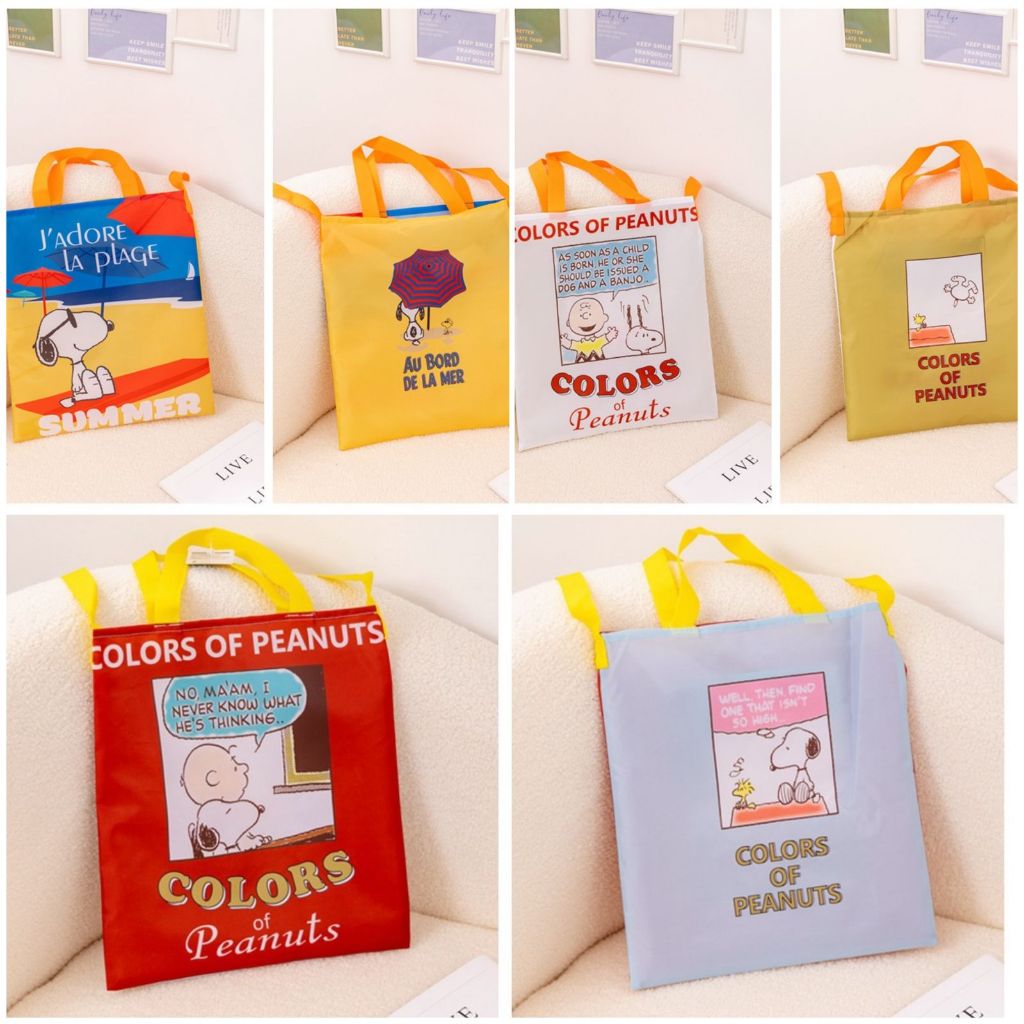 Tote Bag Snoopy Bag Kain