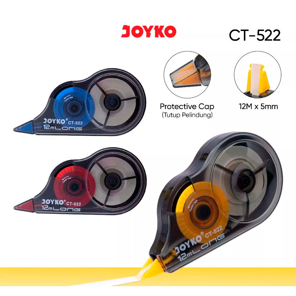 

Correction Tape Joyko CT-522 Pita Putih Bersih