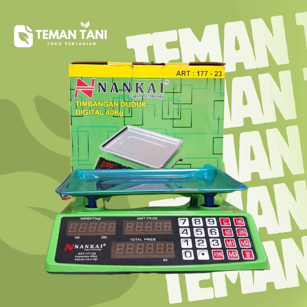 TIMBANGAN DIGITAL NANKAI 40KG/TIMBANGAN BUAH NANKAI/TIMBANGAN SAYUR NANKAI/TIMBANGAN DAPUR TEMANTANI