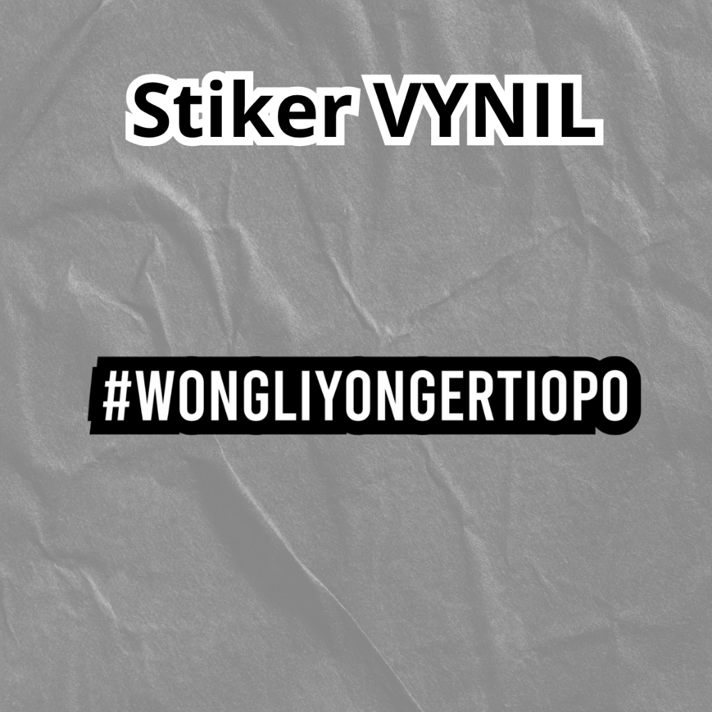 

Sticker Vinyl Wong Liyo Ngerti Opo Anti Air Sticker Quote Jawa Untuk Motor Kaca Mobil Laptop Dll Waterproof