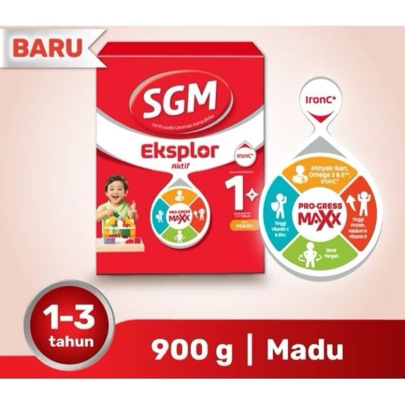 

[PROMO] 20% SGM Eksplor 1+ dengan IronC Susu Pertumbuhan Rasa Madu 900GR